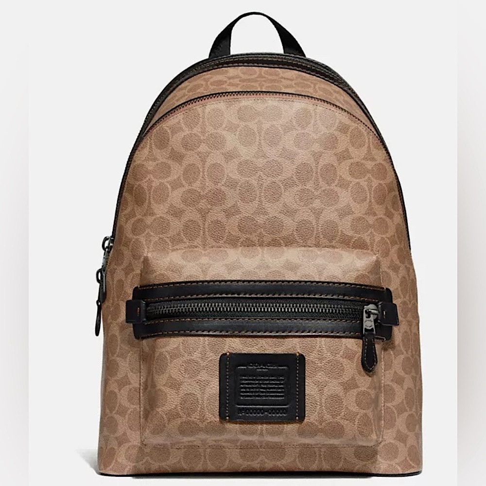Coach Academy Backpack In Signature Canvas - Picture 1 of 13